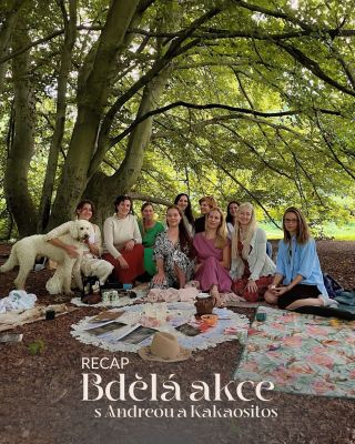 V srpnu proběhla další krásná Bdělá akce ❤️ Tentokrát jsme se sešly s Andreou Kamba a ceremoniálním kakaem od Kakaositos....